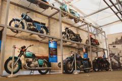 Mazās Mašīnu halles motociklu ekspozīcija